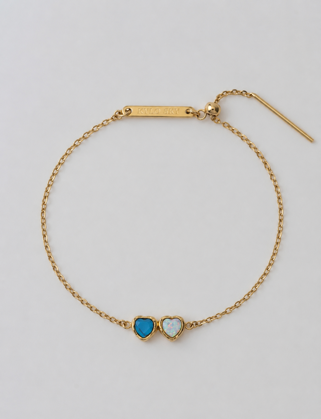 Love Heart Birthstone Bracelet – KYLO SKY