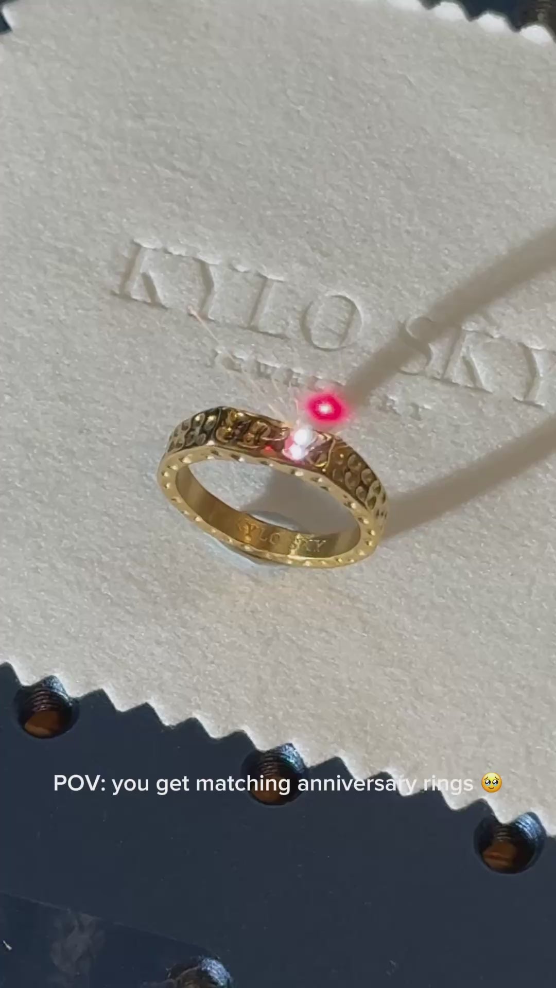 Hammered Signet Ring