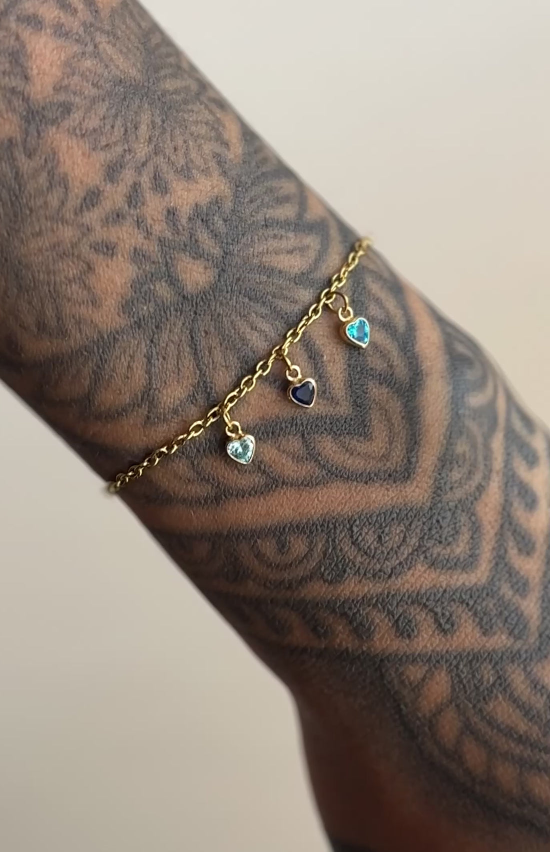 Gold Filled Tiny Heart Bracelet